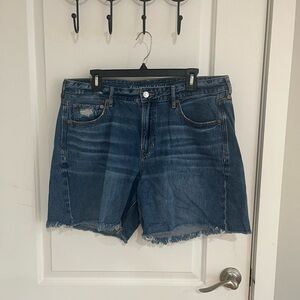 American Eagle Tomgirl Short Blue Jean Shorts